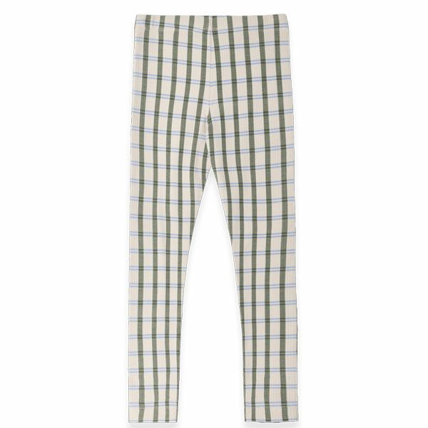 オーガニックコットン キッズ シアサッカーレギンス LisboaStripe