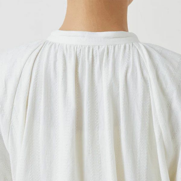 オーガニックコットン 手織りドビーワンピース