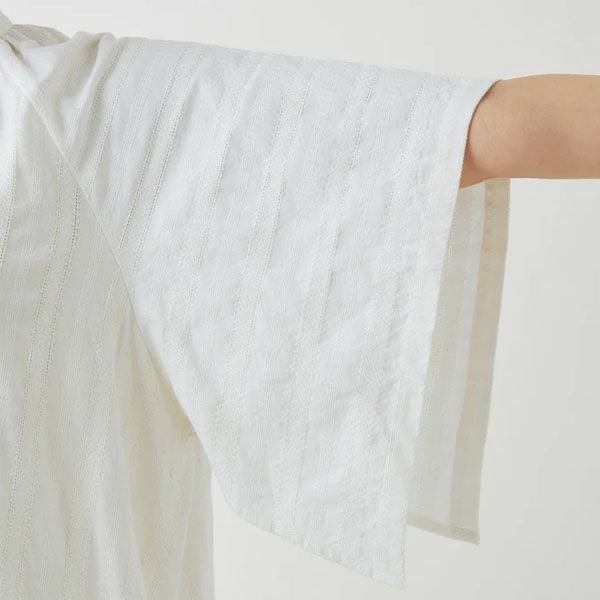 オーガニックコットン 手織りドビーワンピース