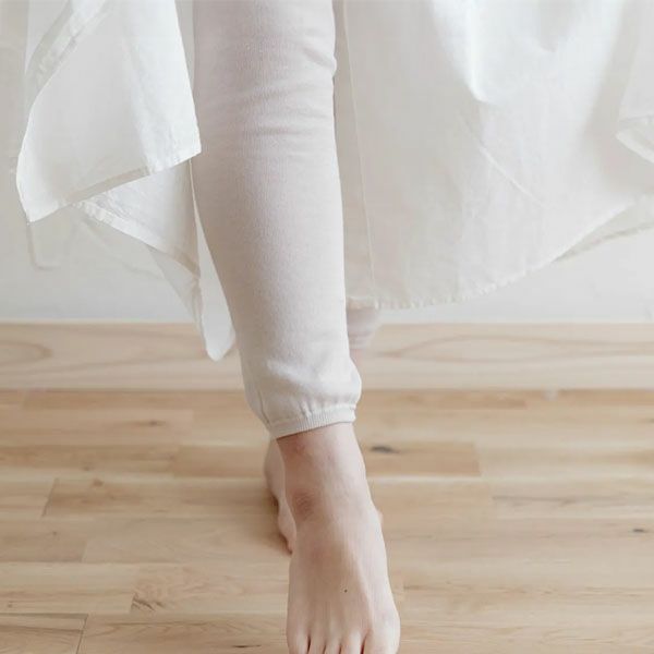 オーガニックコットン 薄手ソフトレギンス