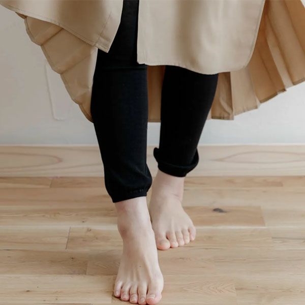 オーガニックコットン 薄手ソフトレギンス