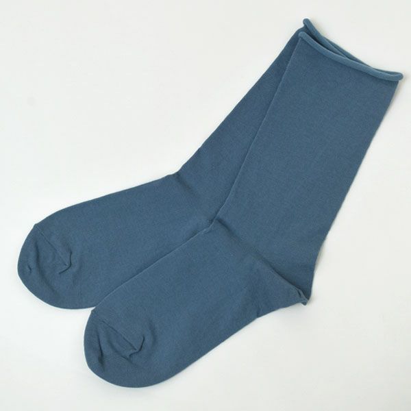 オーガニックコットン くるくる薄手ソックス