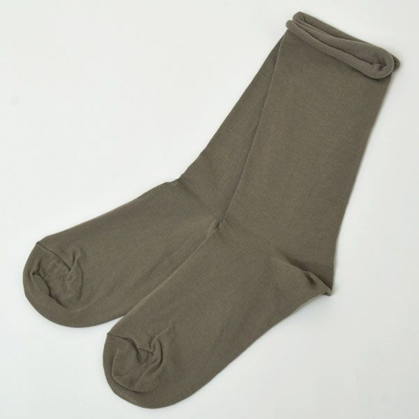 オーガニックコットン くるくる薄手ソックス