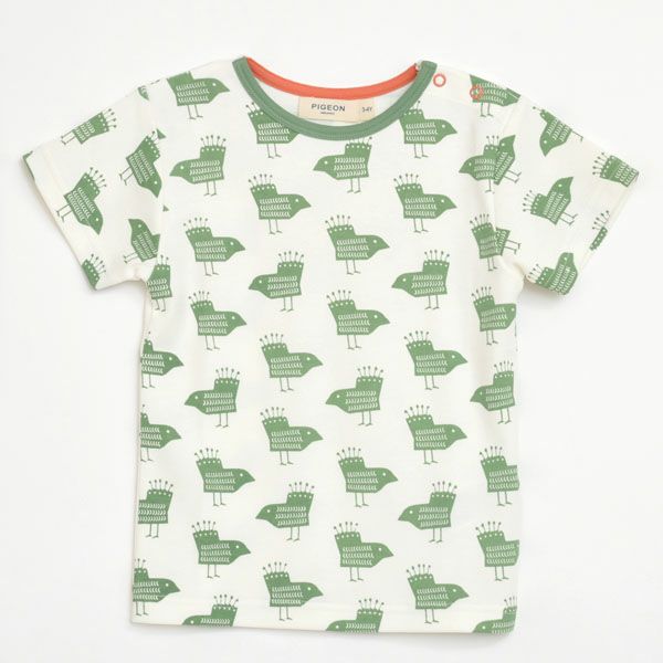 オーガニックコットン キッズパジャマ(半袖) Birds