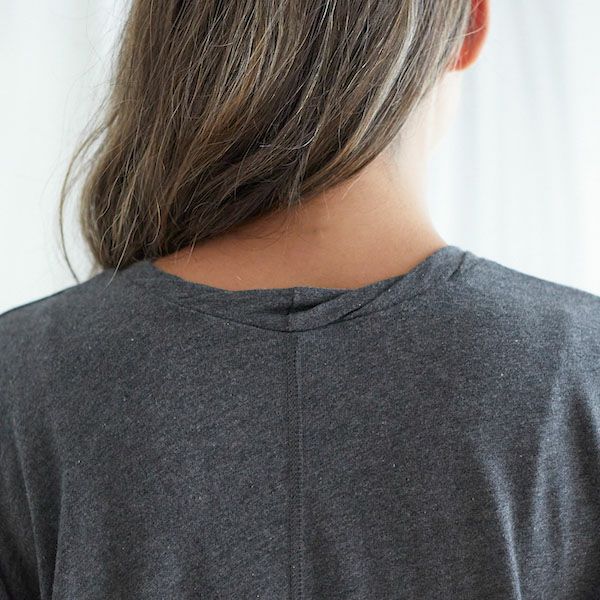 オーガニックコットン ファインニットツイストTシャツ