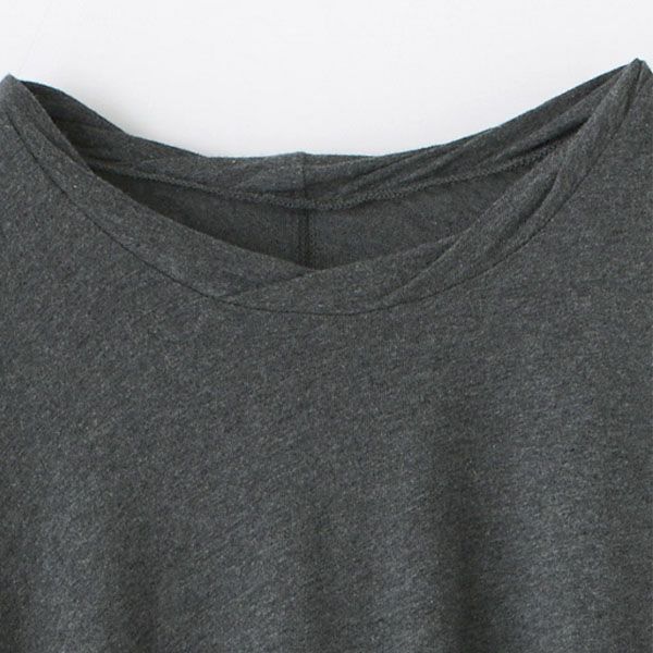 オーガニックコットン ファインニットツイストTシャツ