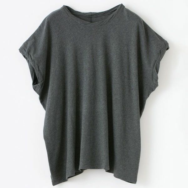 オーガニックコットン ファインニットツイストTシャツ