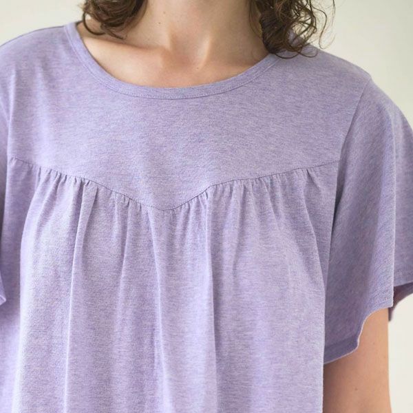 オーガニックコットン フェンネル半袖腹巻パジャマ