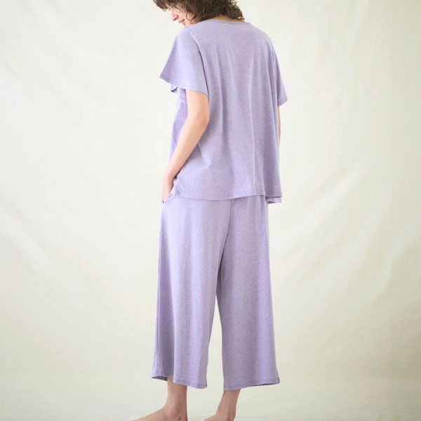 オーガニックコットン フェンネル半袖腹巻パジャマ