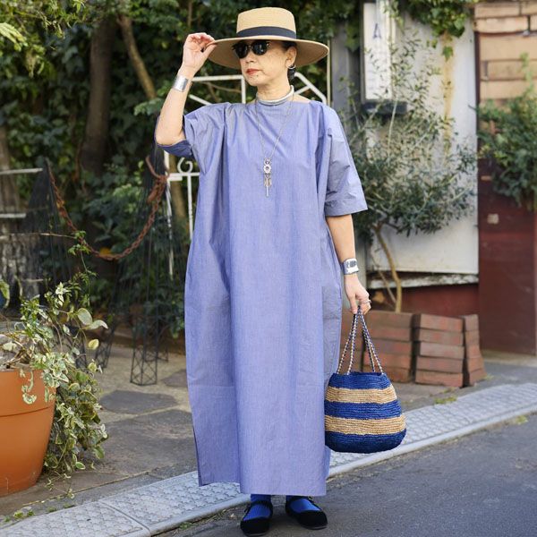 オーガニックコットン KO ワイドワンピース