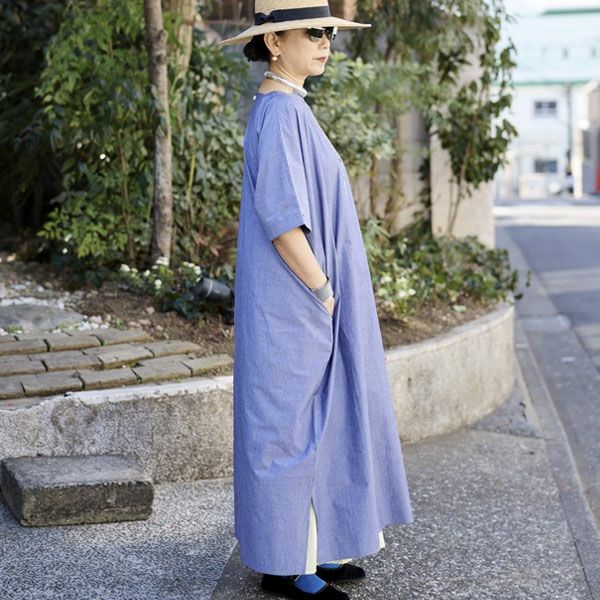 オーガニックコットン KO ワイドワンピース