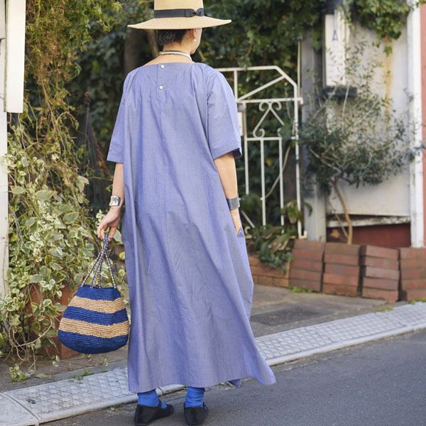 オーガニックコットン KO ワイドワンピース