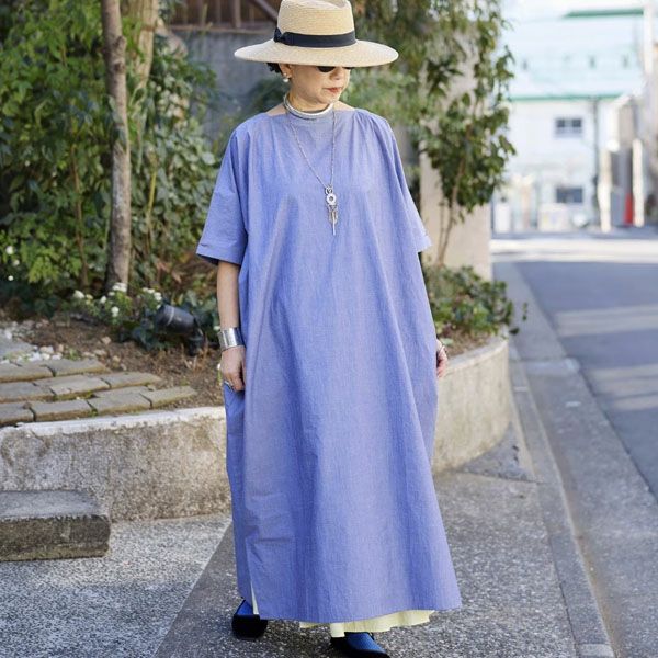 オーガニックコットン KO ワイドワンピース