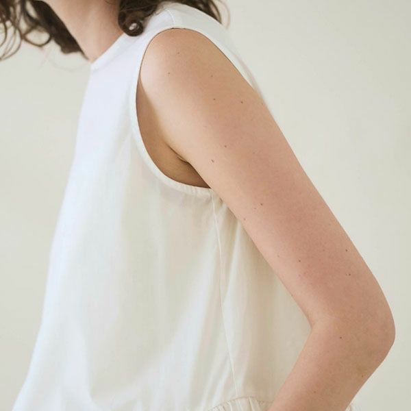 オーガニックコットン アリウムバルーンブラウス