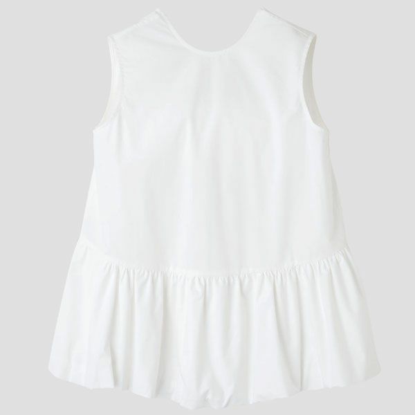 オーガニックコットン アリウムバルーンブラウス