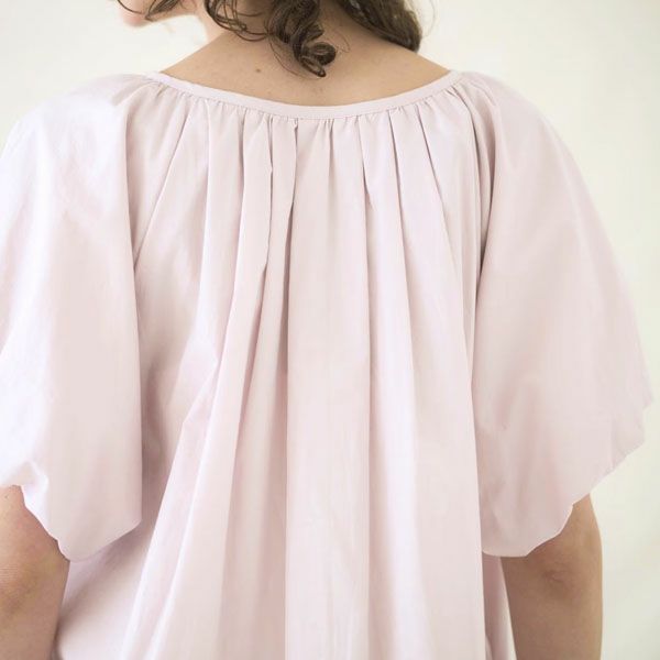 オーガニックコットン アリウムパフスリーブワンピース