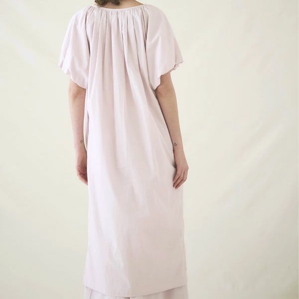 オーガニックコットン アリウムパフスリーブワンピース