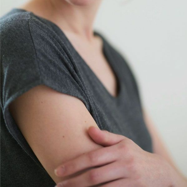 オーガニックコットン ファインニットカップ付きVネックワンピース