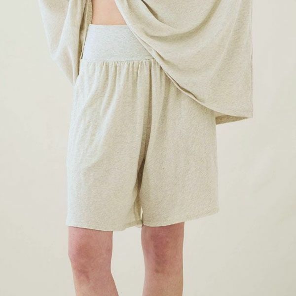 オーガニックコットン ファインニット腹巻ショートキュロット