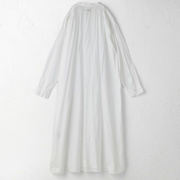 オーガニックコットン ピンタックヨークワンピース