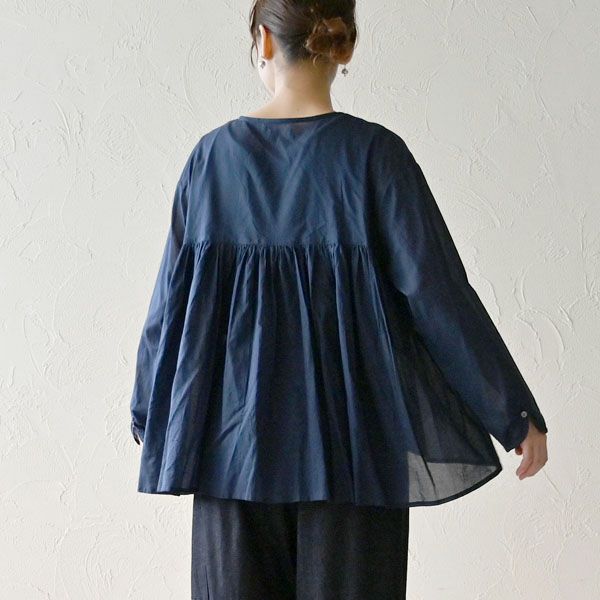 オーガニックコットン ボタニカルブラウス