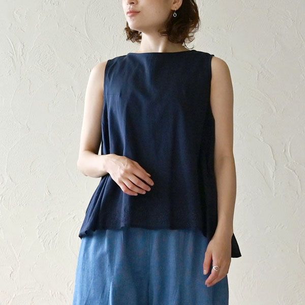 オーガニックコットン ヒラリノースリトップ