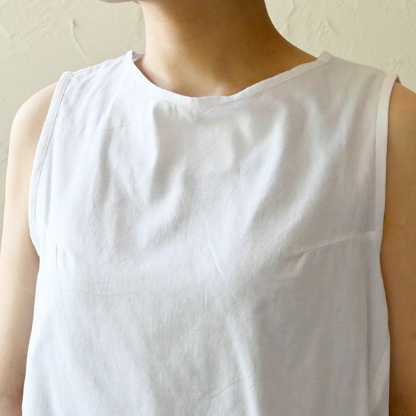 オーガニックコットン ヒラリノースリトップ