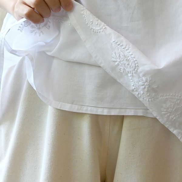 オーガニックコットン ヒラリノースリトップ