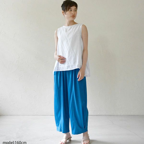 オーガニックコットン ヒラリノースリトップ