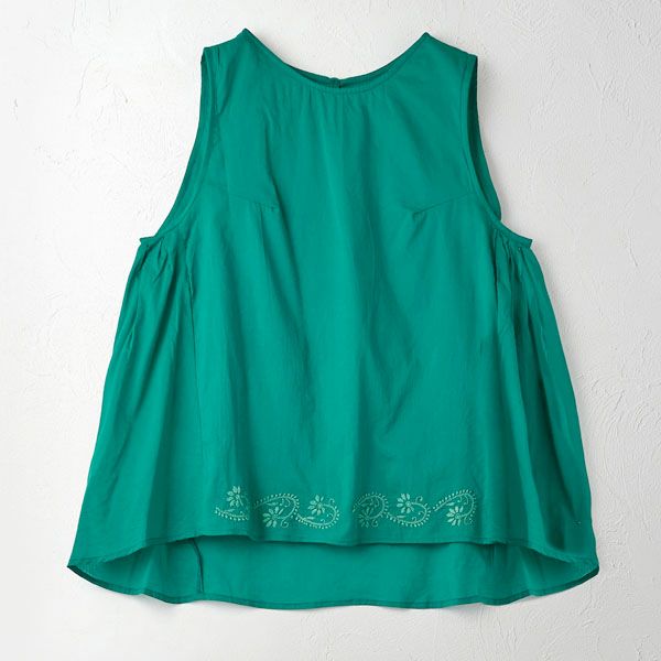 オーガニックコットン ヒラリノースリトップ