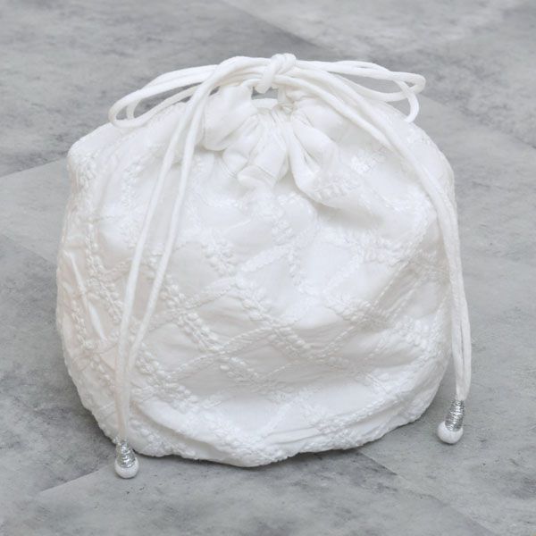 オーガニックコットン 手刺繍タイニーサック