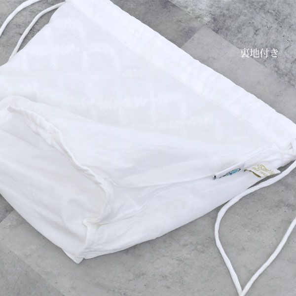 オーガニックコットン 手刺繍タイニーサック