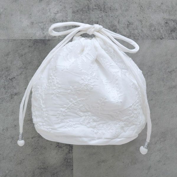 オーガニックコットン 手刺繍タイニーサック