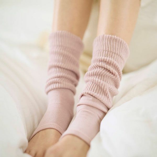 オーガニックコットン オープントゥソックス