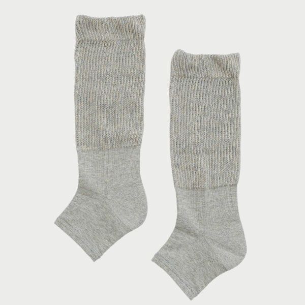 オーガニックコットン オープントゥソックス