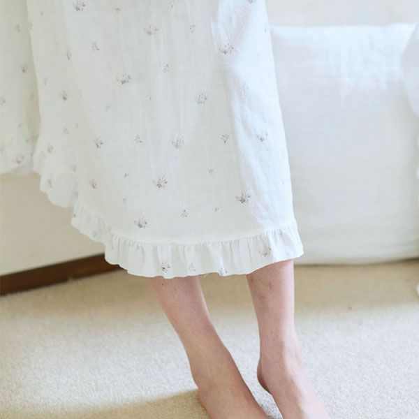 オーガニックコットン プチローズアネモネドレス