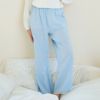 オーガニックコットン チェリーブロッサムパンツ ブルーシャンブレー