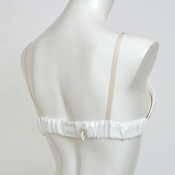 オーガニックコットン ライラックレースブラ