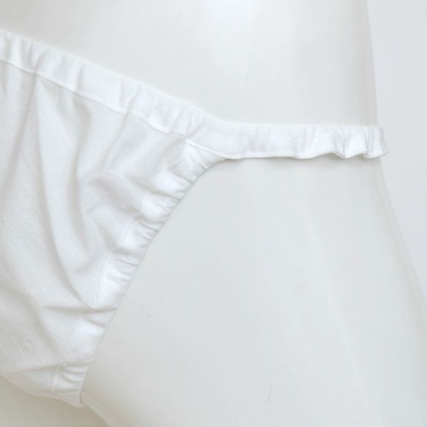 オーガニックコットン ライラックレースストリングショーツ