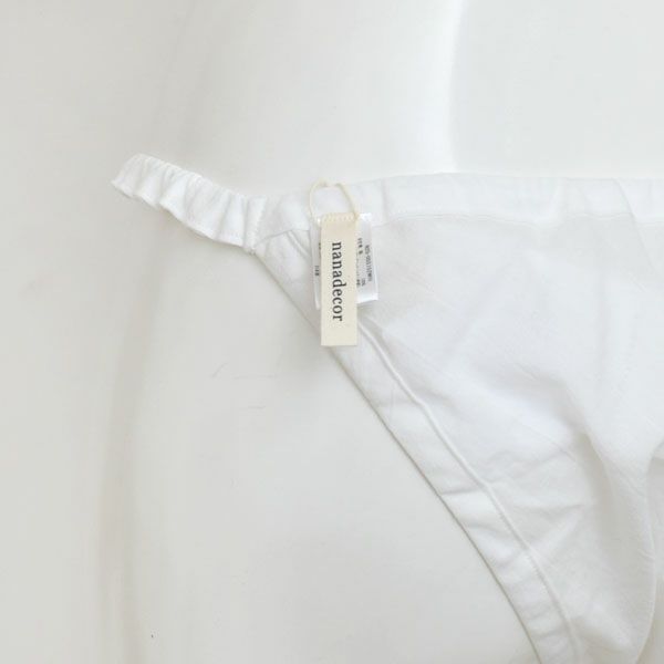 オーガニックコットン ライラックレースストリングショーツ