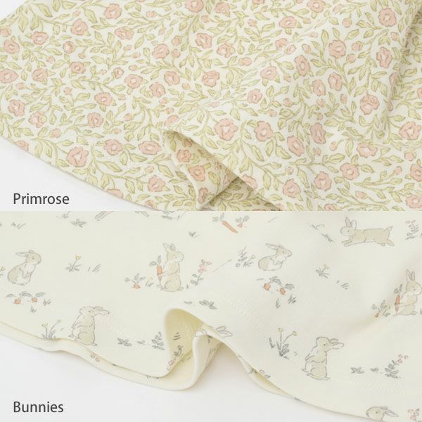 オーガニックコットン ベビー フリル袖ドレス&ブルマ