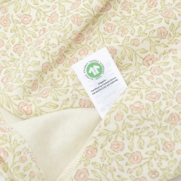 オーガニックコットン ベビー フリル袖ドレス&ブルマ