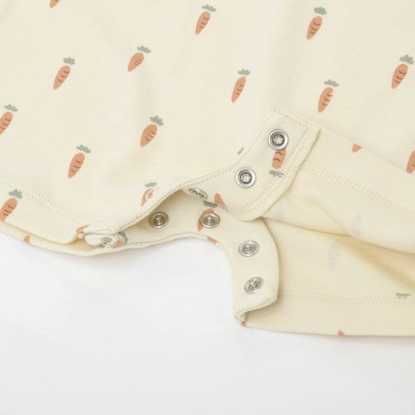 オーガニックコットン ベビーショートスリーブロンパース