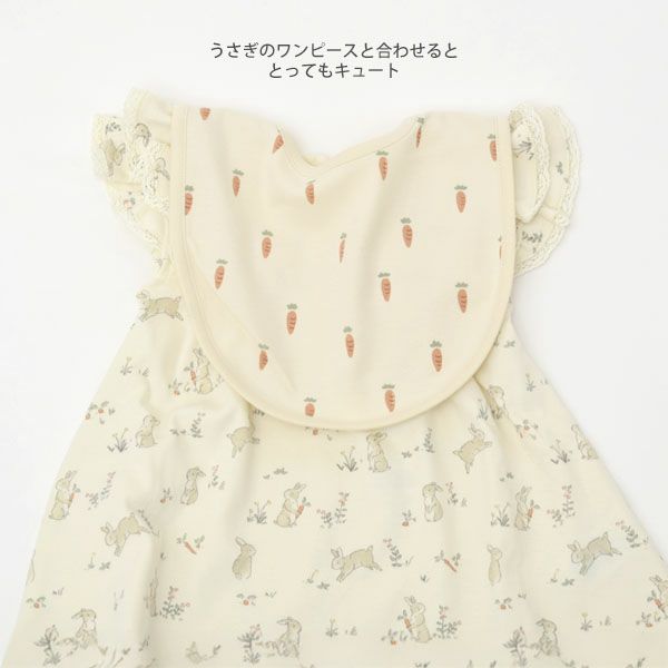 オーガニックコットン ベビー スナップビブ 2枚組