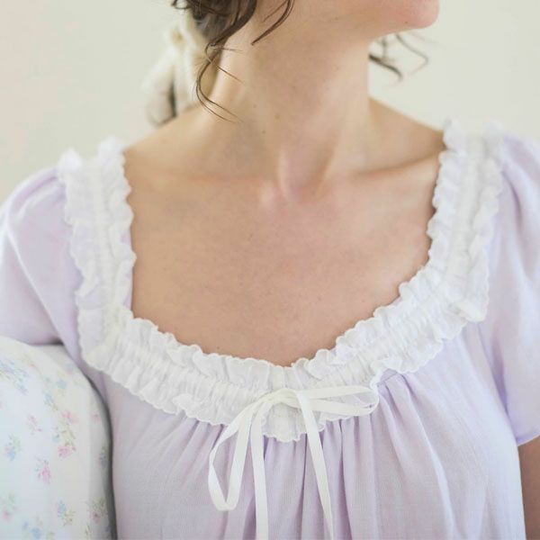 オーガニックコットン カラーガーゼカップ付きアネモネドレス