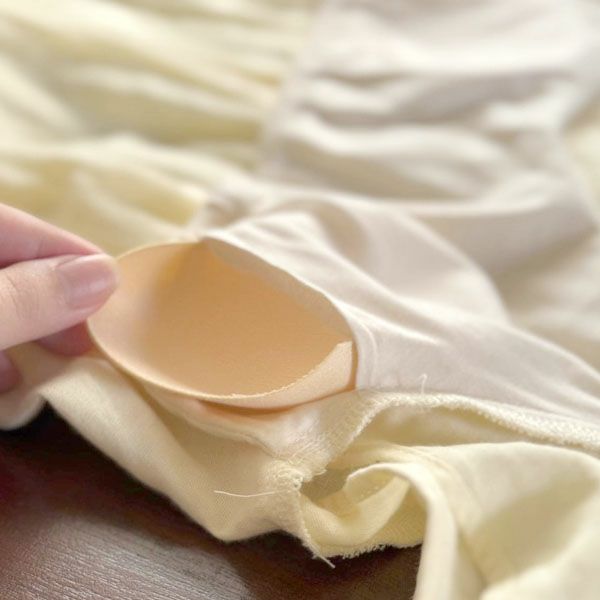 オーガニックコットン カラーガーゼカップ付きアネモネドレス