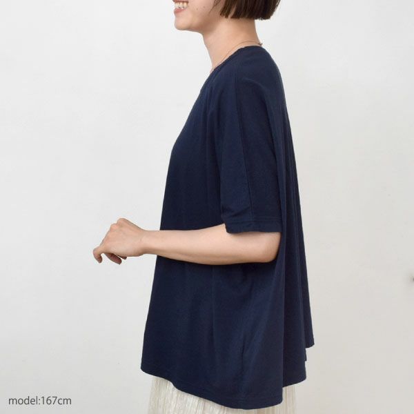 オーガニックコットン VネックTシャツ