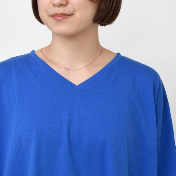 オーガニックコットン VネックTシャツ