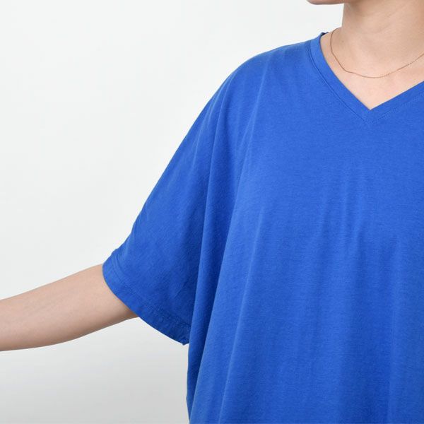 オーガニックコットン VネックTシャツ