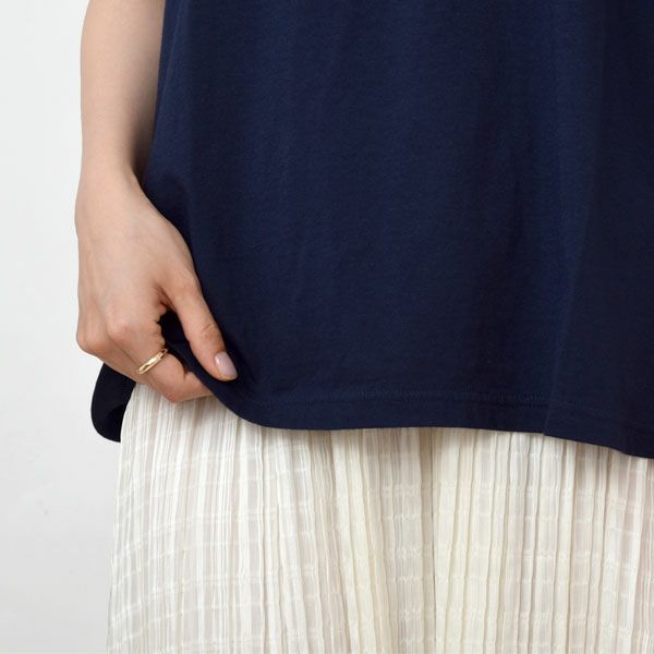 オーガニックコットン VネックTシャツ